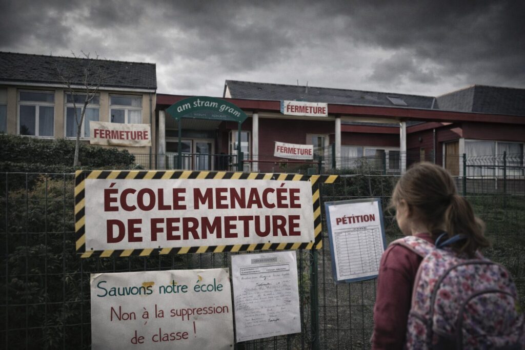 Une classe menacée dans une école de Baugé-en-Anjou : enseignants et parents mobilisés