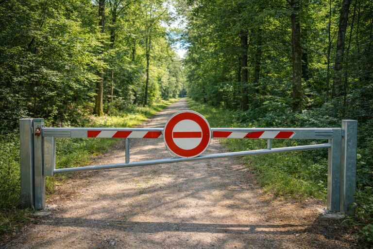 Baugé-en-Anjou : des accès forestiers équipés de barrières en prévention des feux