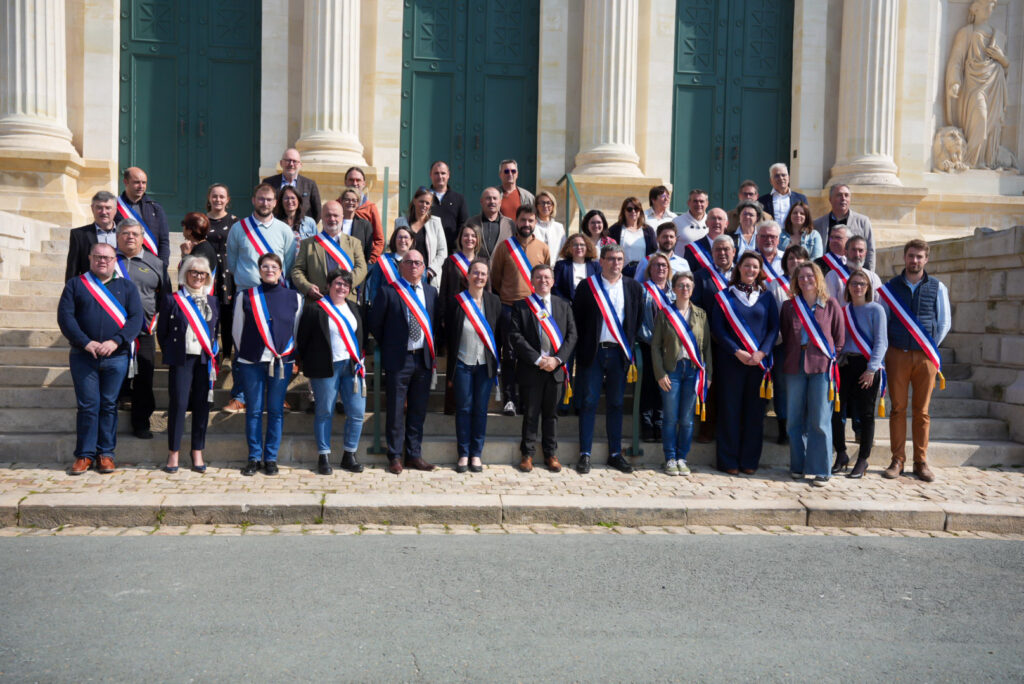 Les maires délégués de Baugé-en-Anjou élus lors du conseil municipal d’installation