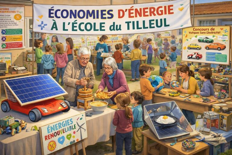 Échemiré : une matinée ludique et engagée autour des économies d’énergie à l’école du Tilleul