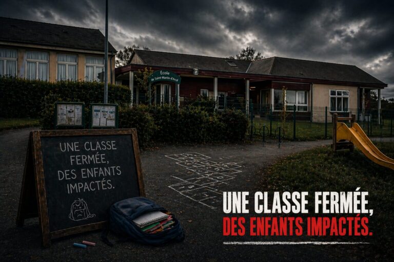 À Saint-Martin-d’Arcé, une classe fermera à la rentrée malgré la mobilisation