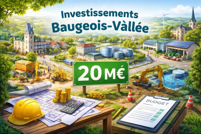 Baugeois-Vallée : un budget 2026 ambitieux porté par plus de 20 millions d’euros d’investissements