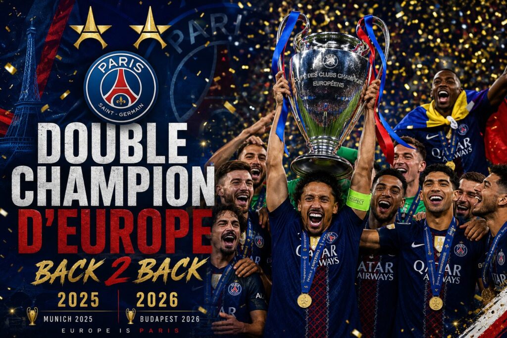 Le PSG entre dans la légende avec une deuxième Ligue des champions consécutive